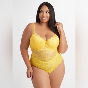 Lace Sweetheart Lingerie Bodysuit